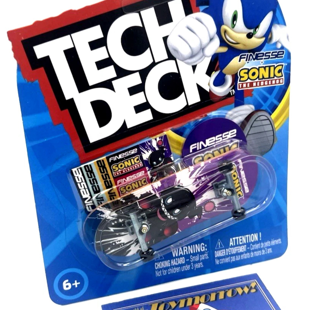 SONIC THE HEDGEHOG Teck Deck Finesse Purple Fingerboard